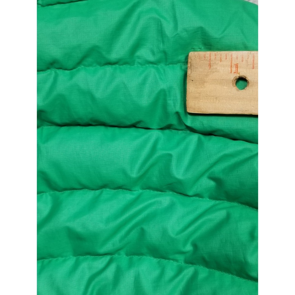 Patagonia Puffer Vest Womens Medium Green Full Zip Goose Down Lightweight Pocket - Picture 16 of 16
